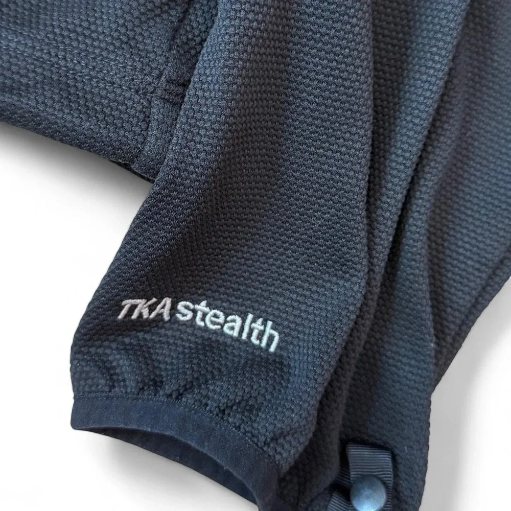 The North Face Black Jacket TKA Stealth Full Zip Men's Size Medium Outdoors